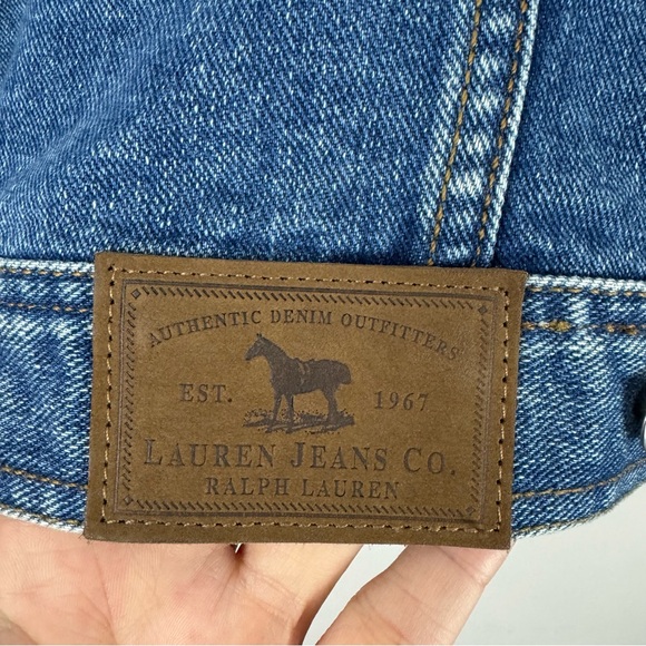 Vintage Ralph Lauren Lauren Jeans Co Denim Jacket Size L - Picture 10 of 13